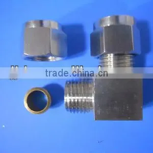 Swagelok Type Fittings Stainless Steel Union Elbow Single Frrule Fittings thumbnail-1