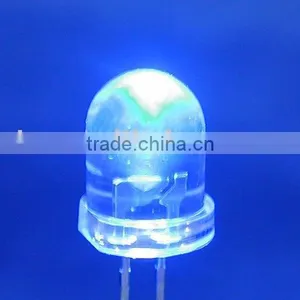 8mm Round Hat Led,15-20degree Viewing Angle,red,yellow,blue,green,white, Warm White Color Available thumbnail-1