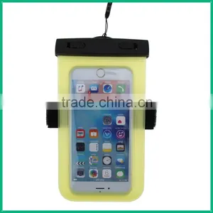 High Evaluation Durable PVC Mobile Phone Waterproof Bag for Diving Waterproof Bag Case Cell Phone With Armband thumbnail-1