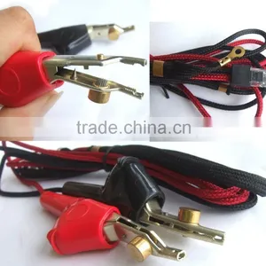 Nylon Cables With Alligator Clips to RJ11 6P6C Connector Test Replacement Cord thumbnail-6