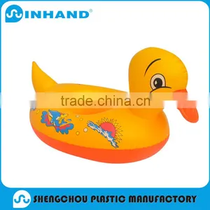 Hot Sale Inflatable Baby Water Toys Swim Pool Kids Floating Yellow Duck Rider Seat thumbnail-1