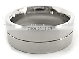Titanium Grooved Ring thumbnail-1