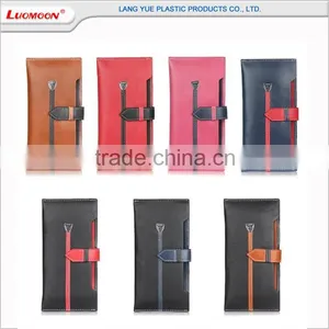 Crazy Horse Pattern Slim Wallet Case With Card Money Cell Phone Pouch for Oppo r9 Plus R827 R1201 thumbnail-1