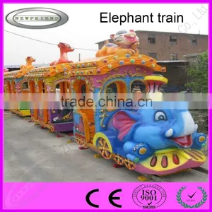 China Factory Amusement Ride Elephant Train for Kids With High Quality thumbnail-2