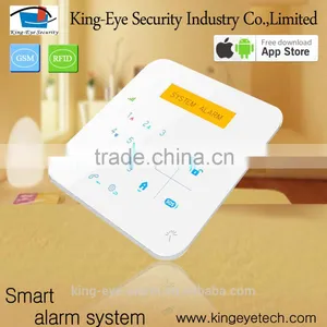 High-end Quad-band GSM Communication LCD/LED Keypad Gsm Alarm Home Security System thumbnail-3
