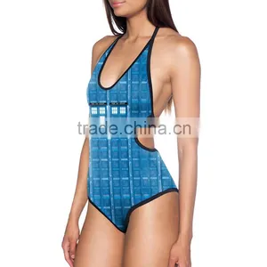 Custom Design/OEM Women Beachwear Digital Printing One Pcs Bikini Factory Directly Sale N2-272 thumbnail-1