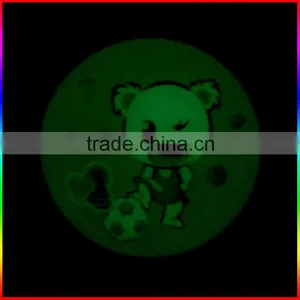 Round Cartoon Glow in the Dark Sticker Paper thumbnail-1