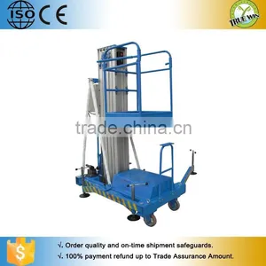 High Strength Aluminum Alloy Telescopic Mast Aerial Lift / Ladder for Man thumbnail-6
