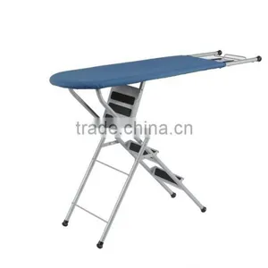 2015 Hot Type Folding Ironing Board With Step Ladder Anti-slip Two Using With 100% Cotton Cover thumbnail-1