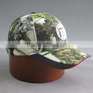 Hi Quality 3D Embroidery 6-panel Cotton Twill LED Camo Baseball Cap thumbnail-6