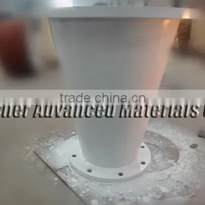 Hot Sale Alumina Ceramic Lined Cone-shaped Pipe/Tube Made In China thumbnail-2
