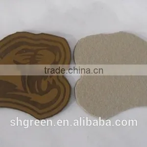 Dark Brown Irregular False Leather Label for Pants thumbnail-1