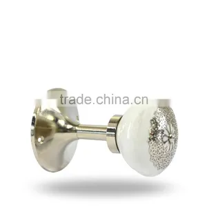 Ceramic White Curtain Holder thumbnail-2