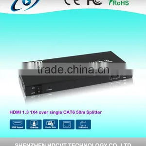 HDMI SPLITTER EXTENDER 1x4 OVER SINGLE Cat5e/6 164ft , Smart Management thumbnail-2