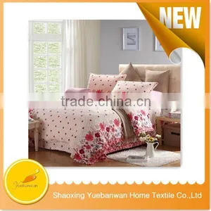 100% Polyester Elegant and Warm Active Dying Flannel 3pcs Bedding Set thumbnail-1
