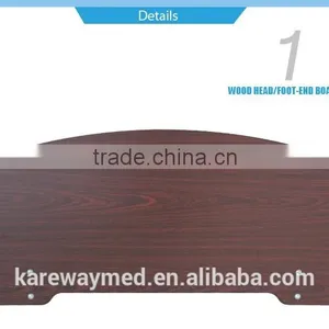 Medical Manual Cheap Hospital Wooden Bed thumbnail-6