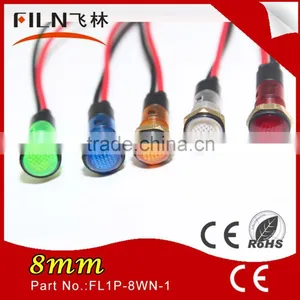 10mm Diameter 120v Conduziu Indicador 220 Volt Led Indicator Light Red Yellow Green Pilot Light on Hot Water Heater thumbnail-6