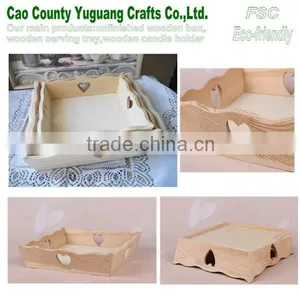 Wooden Shot Glass Tray,wooden Restaurant Tray,wood Fruit Serving Tray thumbnail-1