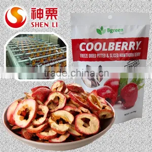 Organic Hawthorn Berry Fruit Chips, Freeze Dried Fruit Chips thumbnail-4