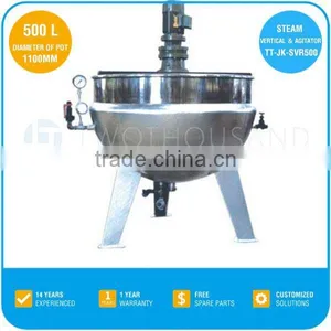 Electric Soup Kettle - 500 L, 304S/S - TT-JK-SVR500 thumbnail-1
