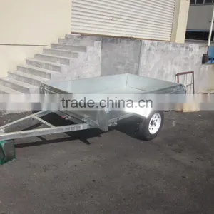 Australia Hot Sales 6x4ft Full Welded Box Caged Trailer Used Farm thumbnail-5