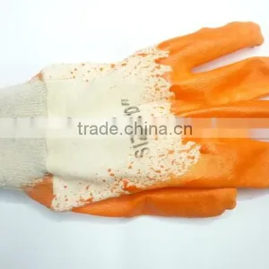 Wholesale Work Gloves/leather Working Gloves/orange Leather Gloves thumbnail-1