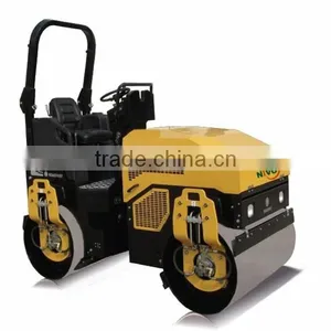 3 Ton Hydraulic Double Drum Roller Compactor 2015 Best New Road Roller Price Mini Double Drum Road Roller For Sale thumbnail-1