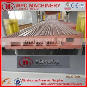 WPC Wood Plastic Composite Floor Panel Making Machine Production Line thumbnail-3