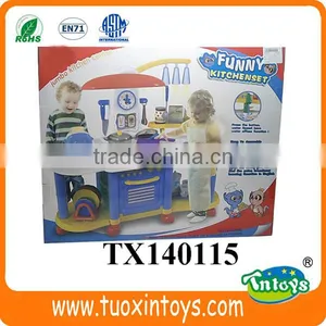 Plastic Funny Kids Kitchenset Jumbo Kitchen Center thumbnail-1