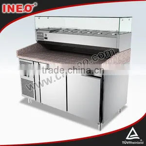 Pizza Restaurant Countertop Pizza Refrigerator/Refrigeration Pizza Working Table/Pizza Refrigeration Table thumbnail-1