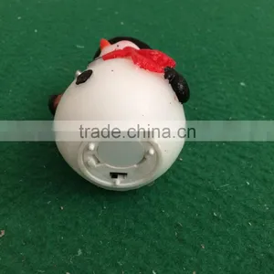X'mas Yellow Flicking Led Candle Snowman Real Wax Candle Christmas Decoritive Snowman Candle Led Flameless Flicking Led Candle thumbnail-3