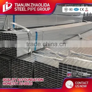 EN10219 Square Rectangular Galvanized Steel Pipe for Greenhouse With Price per Ton thumbnail-3