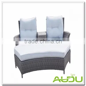 Audu 2017 Original Design Rattan Garden Outdoor Couple Chair Set thumbnail-4