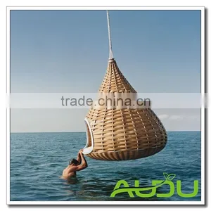Audu Big Size Beach Round Hanging Chairs Double thumbnail-1