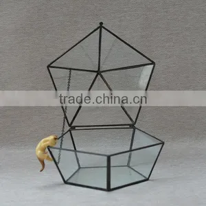 Wholesale Hot Sale Clear Geometric Glass Terrarium thumbnail-5