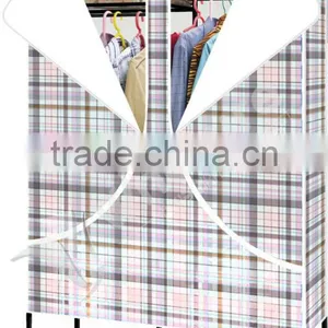 Metal Furniture Non-woven Folding Wardrobe thumbnail-2