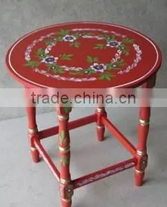 Child Small Table Solid Wood Round Table thumbnail-1
