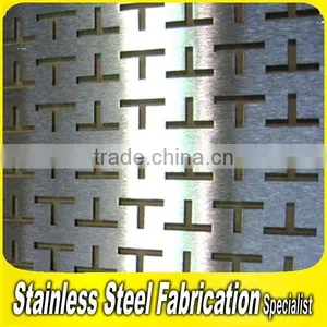 Mill Finish Perporated Stainless Steel Sheet Interior Wall Decorative Panel thumbnail-3