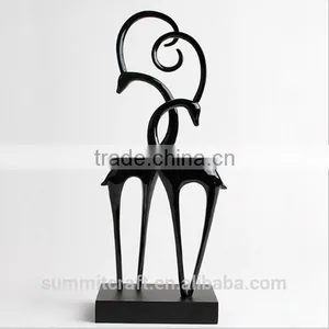 Abstract Resin Deer Couple Figurines Best Friends Wedding Gift thumbnail-4