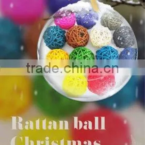 Christmas Rattan Ball Decoration thumbnail-1