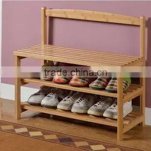 2015 Cheap Hot Sell Wooden Bamboo Shoe Racks thumbnail-2
