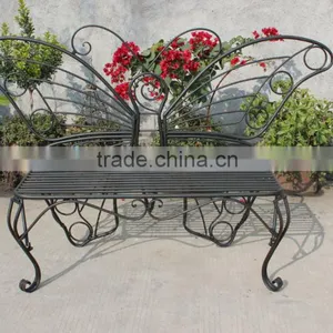 Metal Butterfly Bench for Garden thumbnail-2