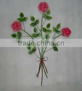 Metal Rose Wall Art Decoration thumbnail-1