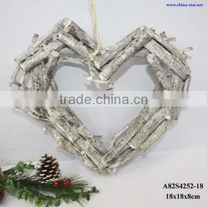 Wooden Heart Shape Decoration Hanging thumbnail-1