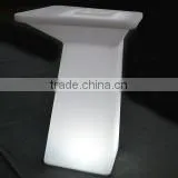 Modern Bar Furniture 16 Color Changeable RGBW LED PE Plastic Bar Table With Ice Bucket on the Top With CE RoHS thumbnail-1