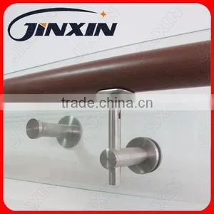 JINXIN Showroom Safety Glass Handrail With Bracket thumbnail-4