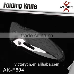 7cr17 Blade G10 Handle Combination Folding Camping Knife thumbnail-1