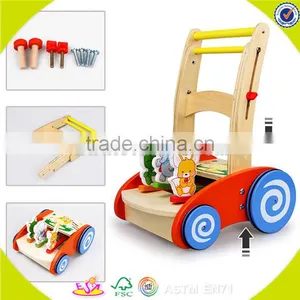 Wholesale Wooden Baby Walker Funny Wooden Baby Walker Multifunction Wooden Baby Walker W16E026 thumbnail-6