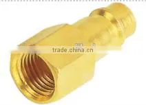 High Quality ,brass Material , BSP,1/4" 3/8" 1/2" Female Thread Geman Type Plug Europe Type Plug thumbnail-1