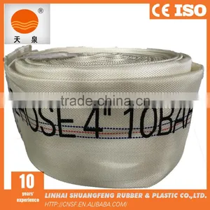 4 Inch 10Bar PU Lining Layflat Fire Hose/PU Flexible Hose Made in China thumbnail-1